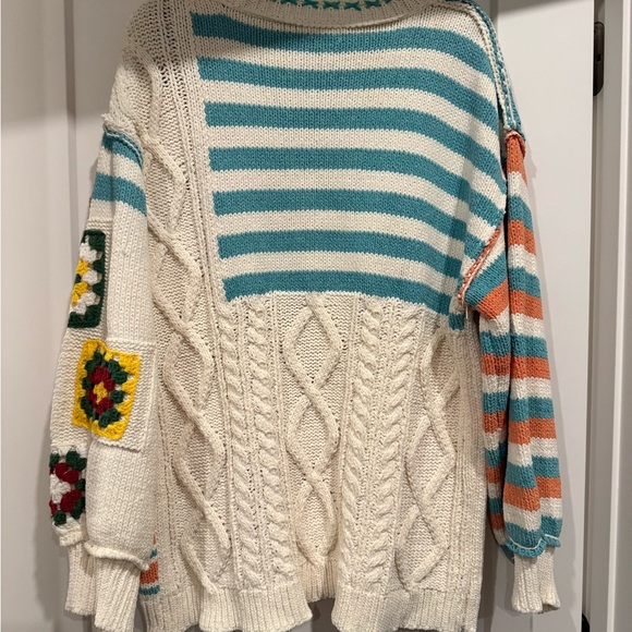 POL - Striped Multicolor Sweater - NWOT - Picture 3 of 3